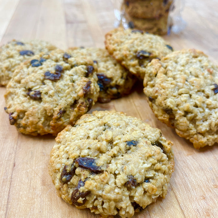 Oatmeal Raisin Organic Red Fife Cookies 6 pack