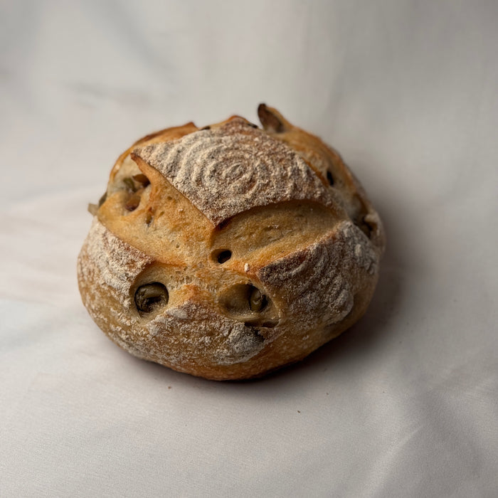 Olive & Apple Sourdough Hearth Loaf (Sat, Sun)