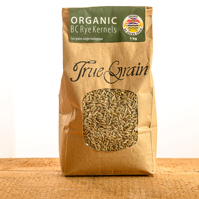 Organic BC Rye Kernels — True Grain
